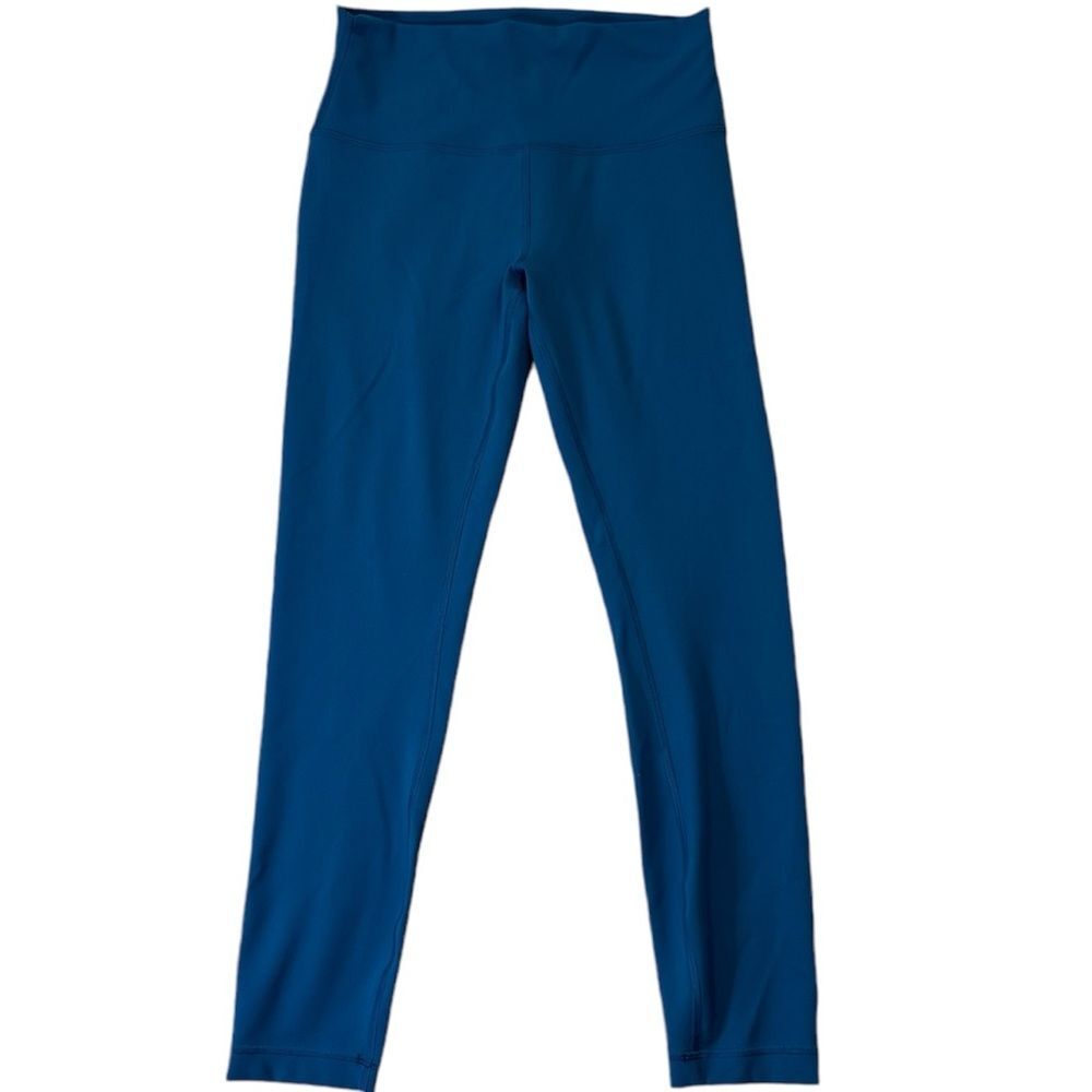 Lululemon Wunder Train Leggings Size 8 Capri Blue Rare